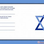 Unique Bar Mitzvah invitation
