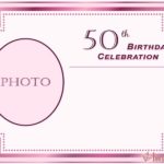 50 birthday invitation for her
