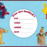 Elmo Birthday Party Invitation Template
