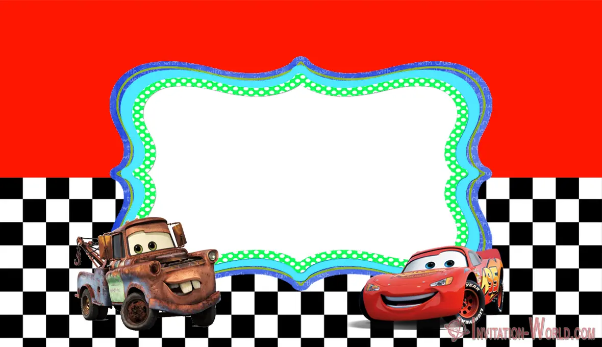 Free Online Cars Invitation Template - Free Cars Invitation Templates