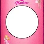 Printable Barbie Birthday Invitation