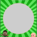 CoComelon Party Invitation Card