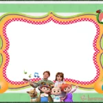 Free Printable CoComelon Birthday Invitation Card