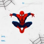 Free Printable Spiderman Birthday Party Invitation