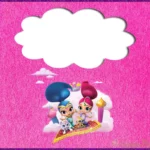 Free Online Shimmer and Shine Invitation Template