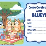 Bluey Blank Template