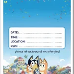 Bluey Editable Template