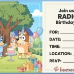 Bluey Party Invitation