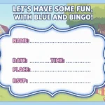 Free Bluey Birthday Invitation