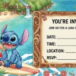 Lilo and Stich Digital Invitation