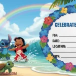 Lilo and Stich Free Template