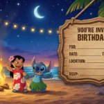 Lilo and Stich Invitation Layout