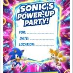 Sonic Invitation Template