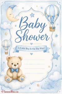 Free Boy Baby Shower Invitation Free Boy Baby Shower Invitation | Invitation World