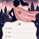 SUPER Birthday Party Invitation for Girls | Invitation World