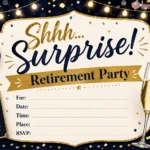 Surprise Retirement Party Invitation