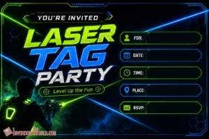 Youre Invited Laser Tag Party