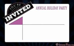 Annual Holiday Party Invitation Annual Holiday Party Invitation | Invitation World