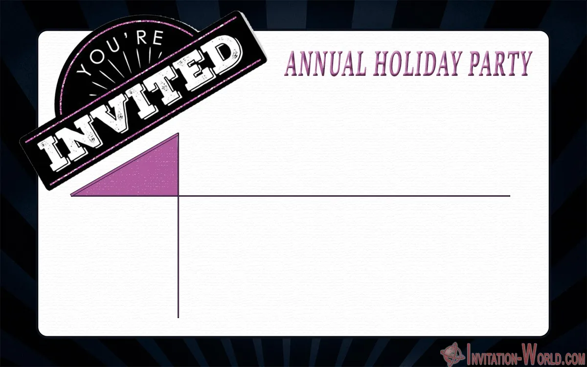 Annual Holiday Party Invitation Annual Holiday Party Invitation | Invitation World