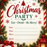Christmas Party Invitation Template | Invitation World