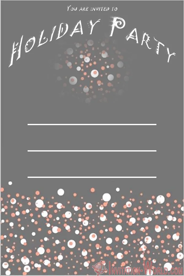 Custom Holiday Party Invitation Custom Holiday Party Invitation | Invitation World