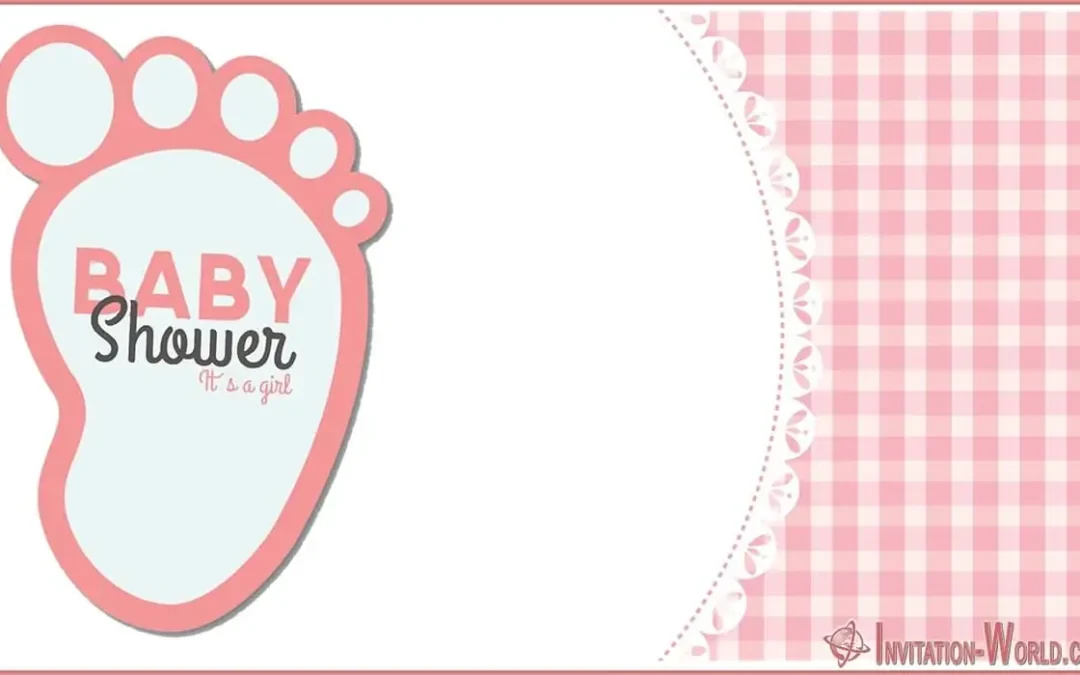 Baby Shower Invitations for Girls – 12 Blank Templates