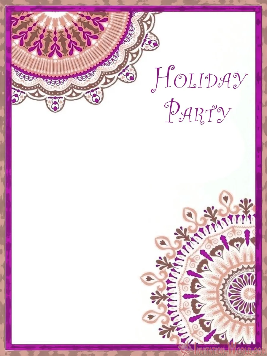 Holiday Party Invitation Template Holiday Party Invitation Template | Invitation World