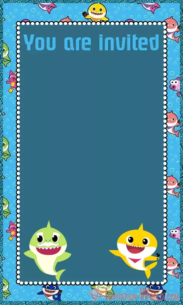 Baby Shark Invitation