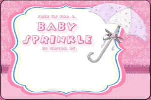 Baby Sprinkle Invitation Free