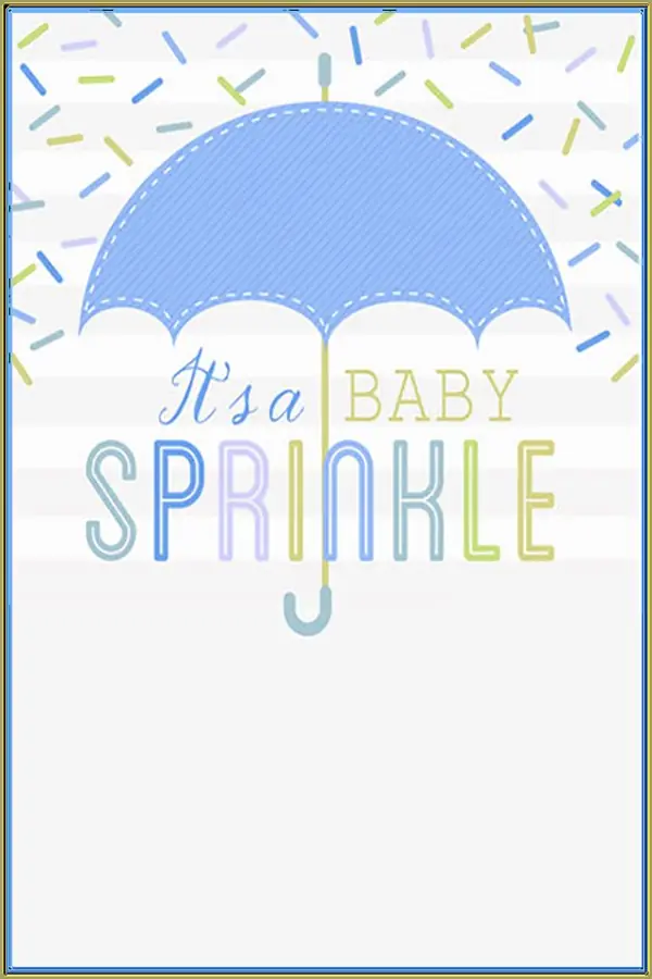 Baby Sprinkle Invitation Baby Sprinkle Invitation