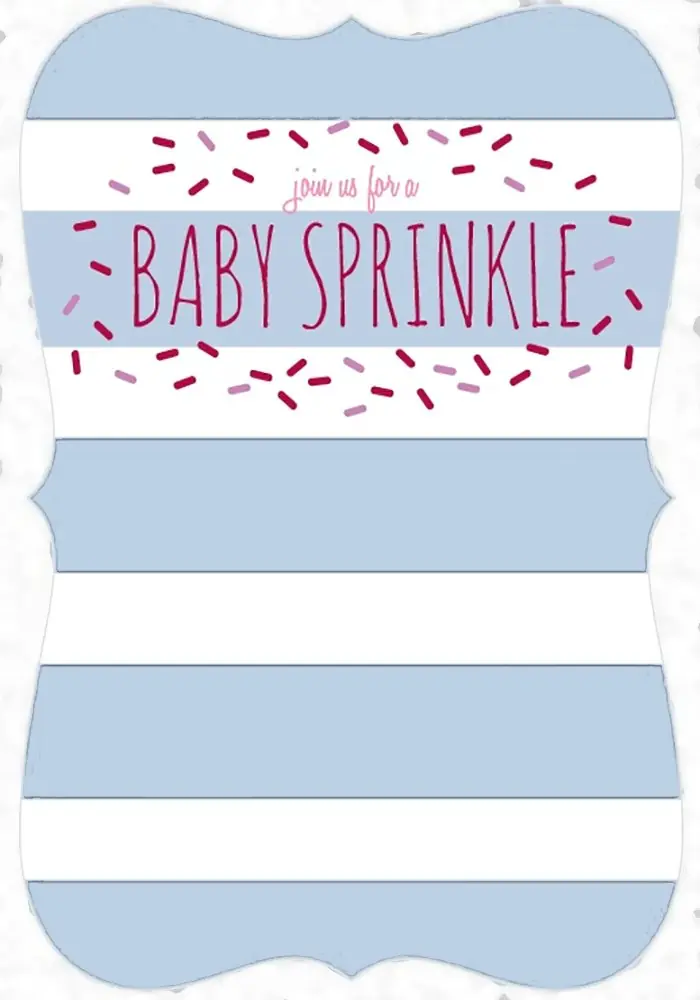 Baby Sprinkle Template Baby Sprinkle Template