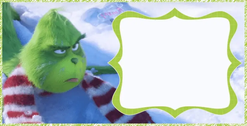 Grinch 2026 Printable Template