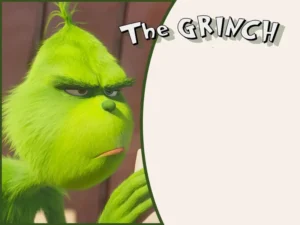 Grinch Birthday Invitation Template