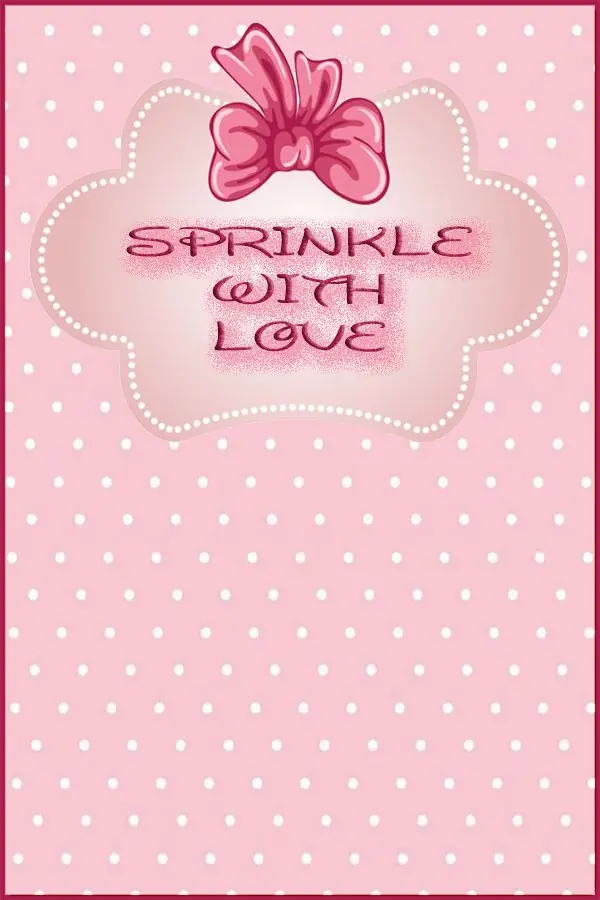 Sprinkle with love Invitation Card Sprinkle with love Invitation Card