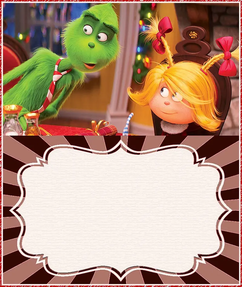 The Grinch 2018 Printable Invitation